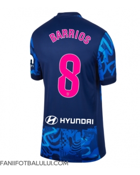 Atletico Madrid Pablo Barrios #8 Tricou Fotbal Replică 2024-25 Femei Treilea